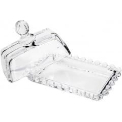 MANTEIGUEIRA CRISTAL DE CHUMBO PEARL 14X9X10CM