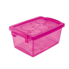 MINI ORGANIZADOR PINK COM TRAVA 15 L