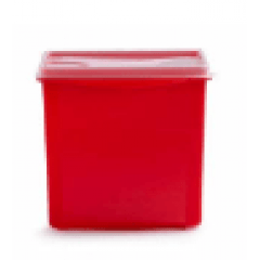 ORGANIZADOR MULTIUSO QUADRADO 1,4L VERMELHO