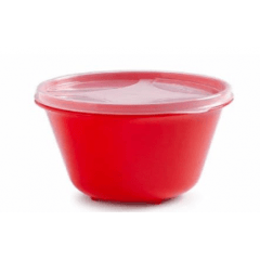 ORGANIZADOR MULTIUSO REDONDO 1,8 L VERMELHO 