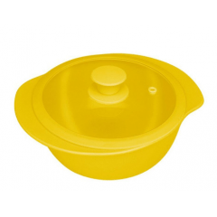 PANELA DE CERAMICA MEDIA 2,3L AMARELO