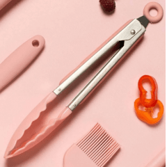 PEGADOR X ROSA DE AÇO NYLON PONTA DE SILICONE 