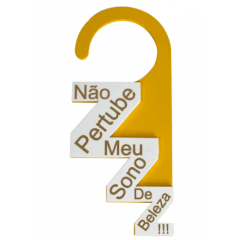 PENDURADOR DE PORTA NÃO PERTUBE