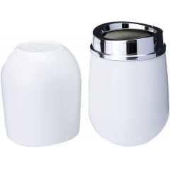 PORTA ESCOVA CROMO BELLY COM TAMPA