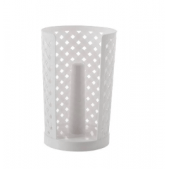PORTA PAPEL TOALHA RATTAN BRANCO