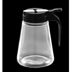POTE VIDRO BOROSSILICATO COM PEGADOR PLASTICO PRETO 