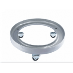 SUPORTE PARA BOTIJAO DE GAS COM RODAS CINZA
