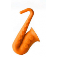 SUPORTE DE SILICONE PARA PANELA LARANJA