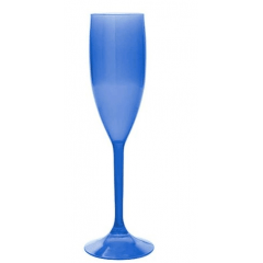 TAÇA CHAMPANHE 150 ML NEON AZUL