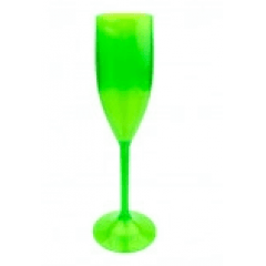 TAÇA CHAMPANHE 150 ML NEON VERDE GLOW