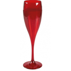 TAÇA CHAMPANHE 150 ML VERMELHO 
