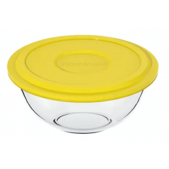 TIGELA PLUS TAMPA PLASTICA 1,5 L AMARELO 