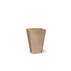 VASO GRAFIATO TRAPEZIO 28 AREIA
