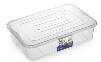BANDEJA PROFISSIONAL COM TAMPA TRANSPARENTE 10 L