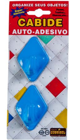 CABIDE AUTO ADESIVO LOSANGO / AZUL