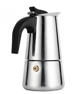 CAFETEIRA AÇO INOX PARA 6 CAFÉZINHOS