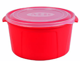 CAIXA ORGANIZADOR VERMELHO 10,5L C/ ABAS