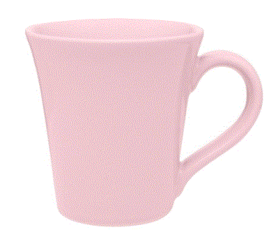 CANECA TULIPA ROSA 330 ML