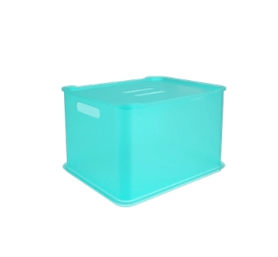 CESTA FIT ULTRA COM TAMPA VERDE ÁGUA