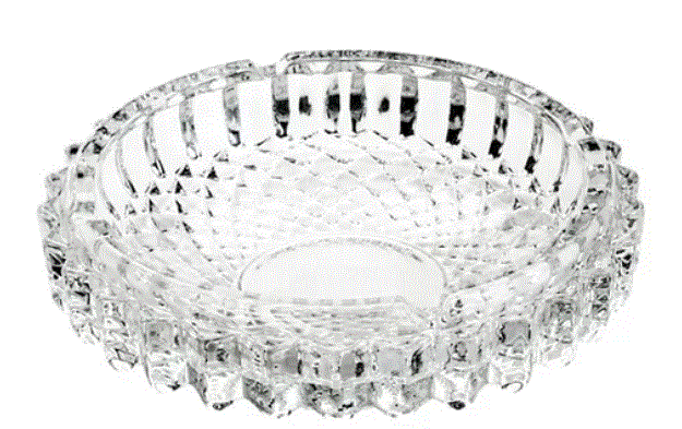 CINZEIRO DE VIDRO DIAMANTE 12X3CM