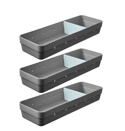 CONJUNTO DE ORGANIZADORES OU - CINZA