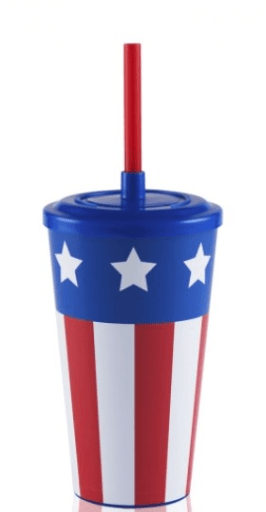 COPO SUCO CALDERETTA 500 ML  COM TAMPA E CANUDO
