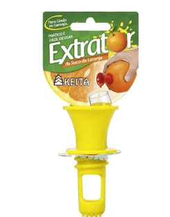 EXTRATOR DE SUCO DE LARANJA  AMARELO