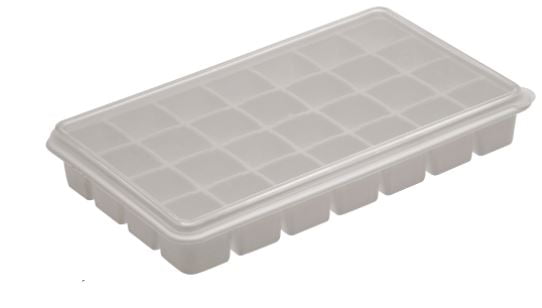 FORMA DE GELO COM TAMPA BIG PLUS BEGE