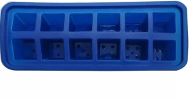 FORMA DE SILICONE  AZUL