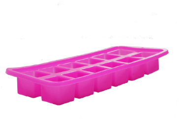 FORMA GELO SILICONE ROSA