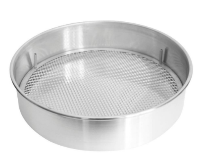 FORMA REDONDA COM TELA PARA ESCORREDOR DE FRITURA ALUMÍNIO 