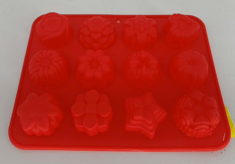 FORMA SILICONE VERMELHA