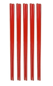 HASHI DE MELAMINA COM 5 PARES