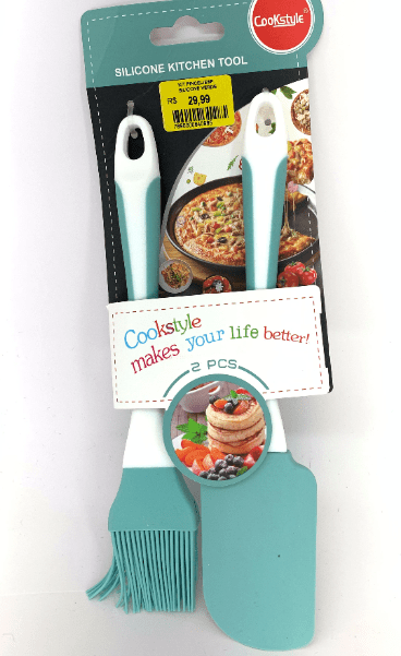 KIT ESPATULA E PINCEL SILICONE