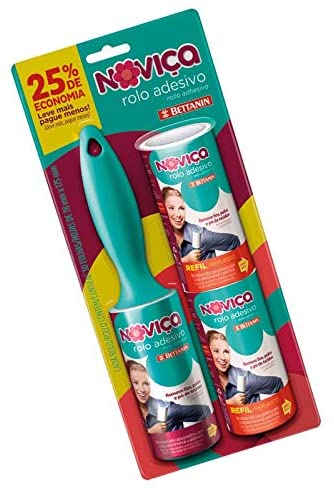 NOVICA CONJ ROLO ADESIVO 2 REFIL 