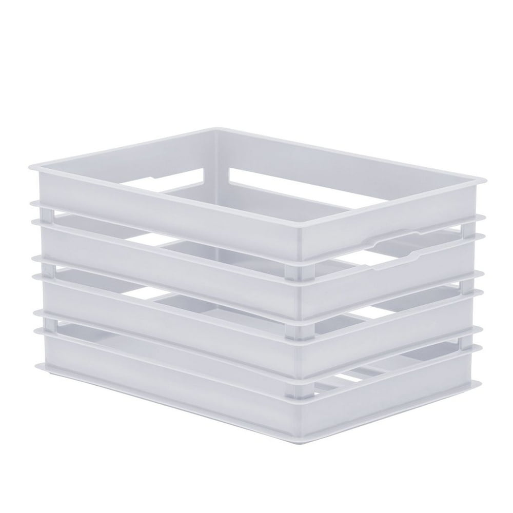 ORGANIZADOR CAIXOTE ALTO  49 X 34 X 25 CM BRANCO