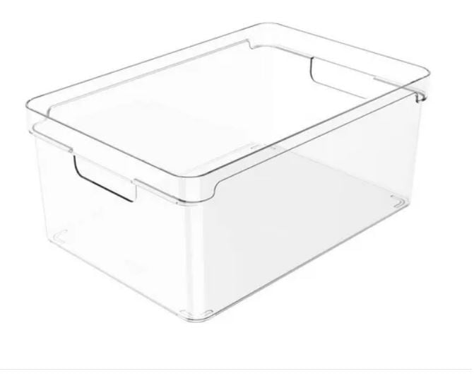 ORGANIZADOR CLEAR 30 X 20 X 13 CM NATURAL