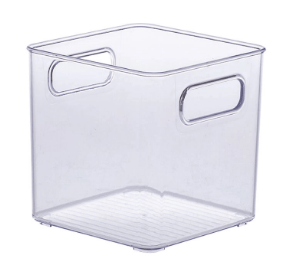 ORGANIZADOR DIAMOND 15X15X15 CM CRISTAL 