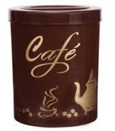 PORTA CAFÉ 2,3 L - MARROM