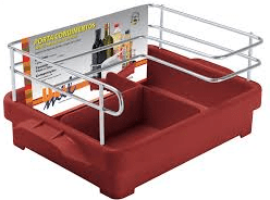 PORTA CONDIMENTOS VERMELHO