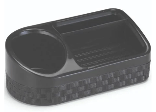 PORTA DETERGENTE RATTAN COM BASE PRETO