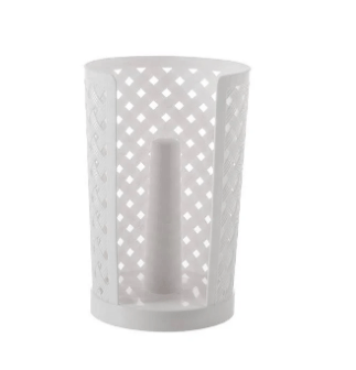 PORTA PAPEL TOALHA RATTAN BRANCO