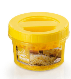 POTE ACOPLADO QUEIJO RALADO COM ROSCA 500 ML