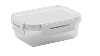 POTE CLICK RETANGULAR 380 ML BRANCO