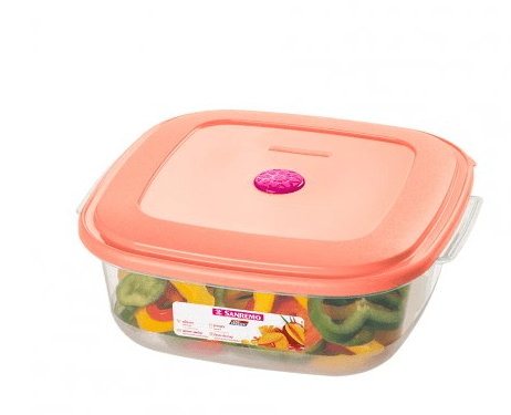 POTE QUADRADO 2,5 L ROSA