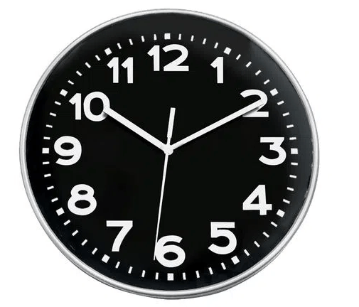 RELOGIO DE PAREDE PRATA 25CM