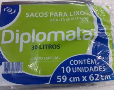 SACOS PARA LIXO DIPLOMATA  30LT