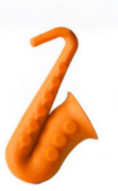 SUPORTE DE SILICONE PARA PANELA LARANJA