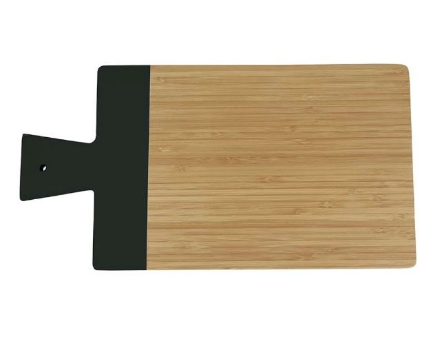 TÁBUA BAMBOO COM CABO 37CM X 19,5CM X 1,6CM 