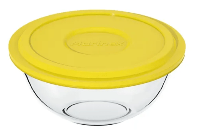 TIGELA PLUS TAMPA PLASTICA 1,5 L AMARELO 